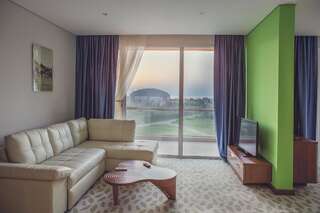 Отель Hotel Franca Бар Люкс с балконом с видом на море-1